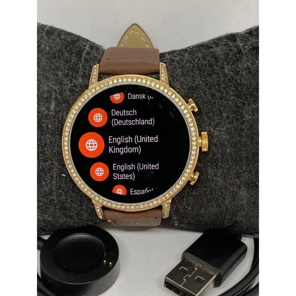 Fossil Gen 4 Authentic Digital Dial Smart Watch Custom Band FTW6011 LT413